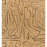 LEE JOFA MODERN - GRAFFITO- SAND/BLACK - Wallcovering by the Piece