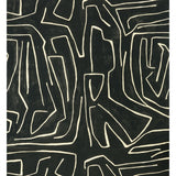 LEE JOFA MODERN - GRAFFITO- ONYX/BEIGE - Wallcovering by the Piece