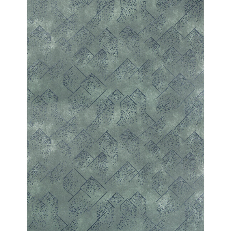LEE JOFA MODERN - BRINK PAPER- NAVY/SLATE - Wallcovering by the Yard NAVY/SLATE