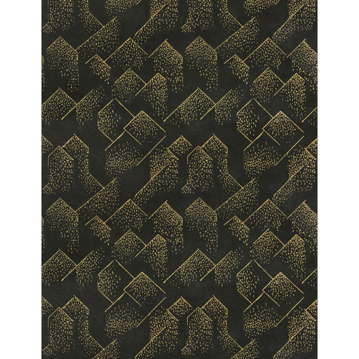 LEE JOFA MODERN - BRINK PAPER- GOLD/ONYX - Wallcovering by the Yard GOLD/ONYX