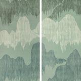 LEE JOFA MODERN - CASCADIA PAPER- TEAL - Wallcovering by the Piece