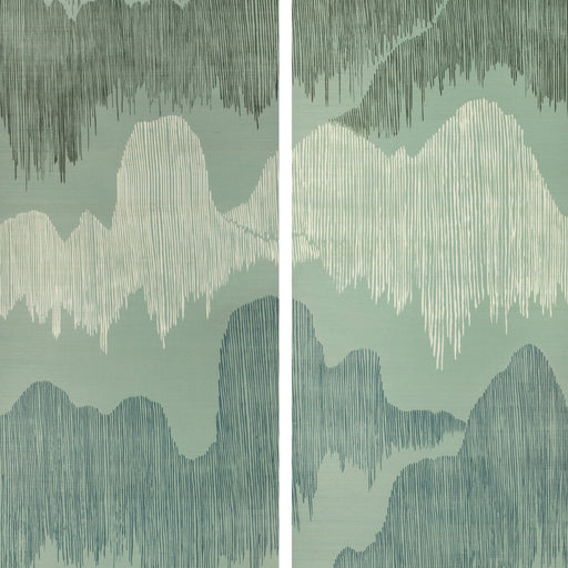 LEE JOFA MODERN - CASCADIA PAPER- TEAL - Wallcovering by the EACH TEAL