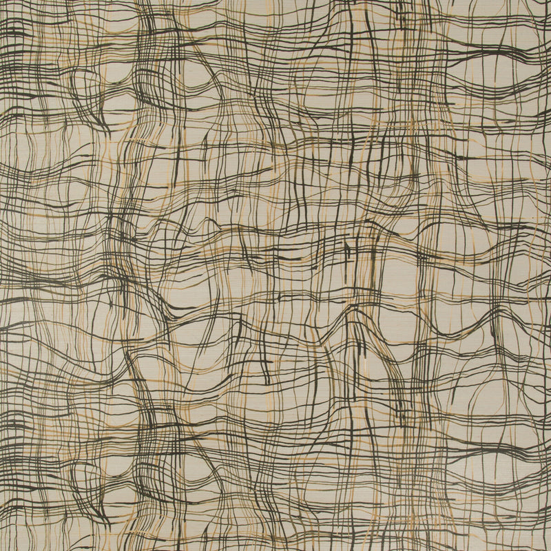LEE JOFA MODERN - ENTANGLE PAPER- CHARRED - Wallcovering by the Roll CHARRED