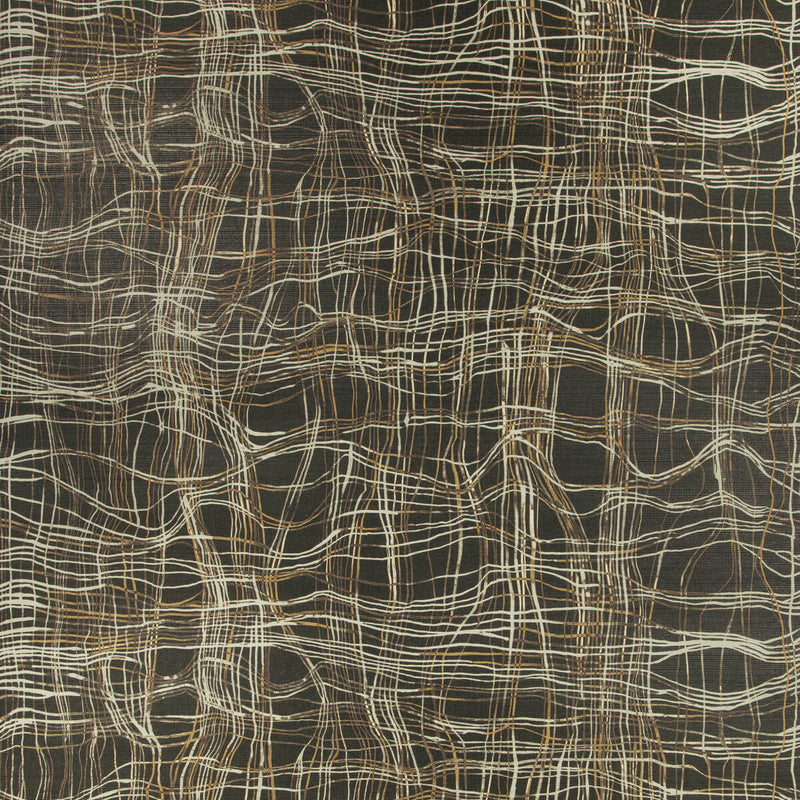 LEE JOFA MODERN - ENTANGLE PAPER- RAVEN - Wallcovering by the Roll RAVEN
