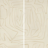 LEE JOFA MODERN - GRAFFITO II- PARCHMENT - Wallcovering by the Piece