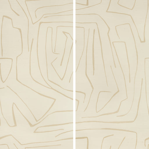 LEE JOFA MODERN - GRAFFITO II- PARCHMENT - Wallcovering by the EACH PARCHMENT