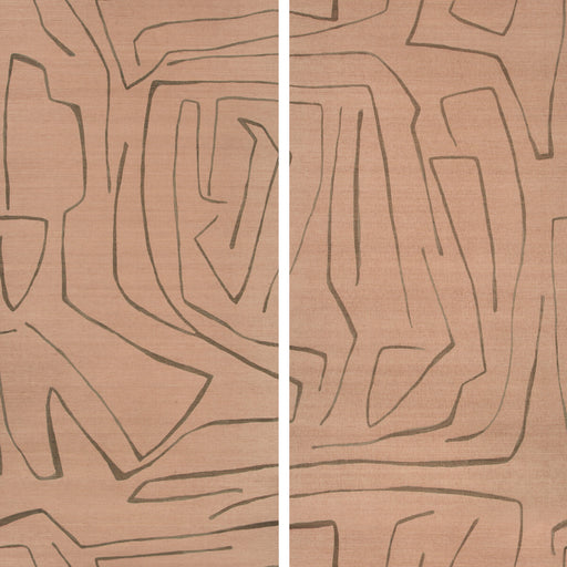 LEE JOFA MODERN - GRAFFITO II- ROSA - Wallcovering by the EACH ROSA