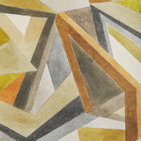 LEE JOFA MODERN - ROULADE PAPER- CITRON/STONE - Wallcovering by the Roll