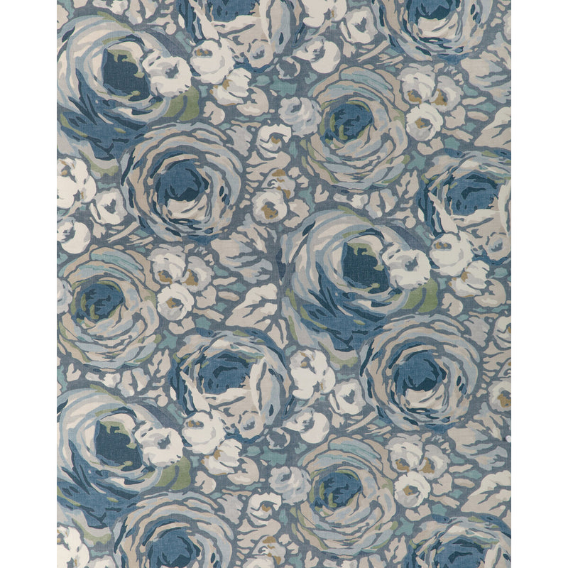 LEE JOFA MODERN - ORCHARD PAPER- BLUE/DENIM - Wallcovering by the Roll BLUE/DENIM