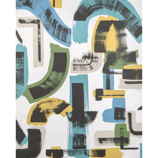 LEE JOFA MODERN - BLEECKER PAPER- LAKE/FERN - Wallcovering by the Roll LAKE/FERN