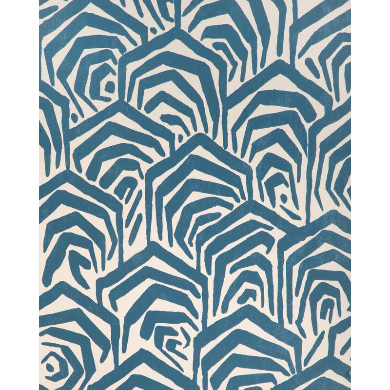 LEE JOFA MODERN - GREENE PAPER- BLUE - Wallcovering by the Roll BLUE