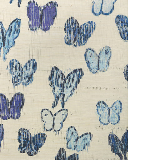 LEE JOFA MODERN - FLUTTER SISAL- THE BLUES - Wallcovering by the Roll THE BLUES