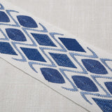 IKATA EMB TAPE - BLUES - Mag Fabrics - Trim By The Yard