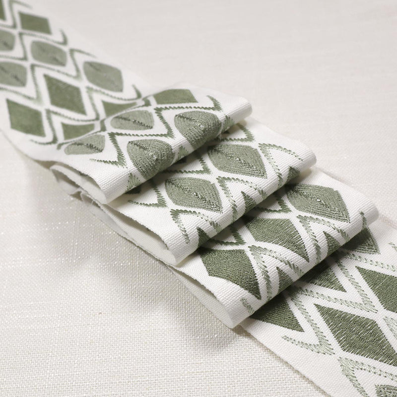 IKATA EMB TAPE - THYME - Mag Fabrics - Trim By The Yard