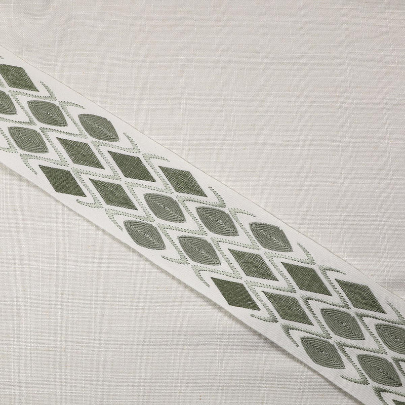 IKATA EMB TAPE - THYME - Mag Fabrics - Trim By The Yard