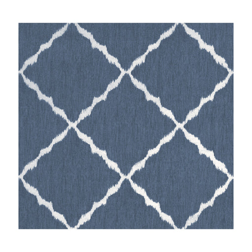 KRAVET BASICS - IKAT STRIE- INDIGO - Fabric by the Yard INDIGO