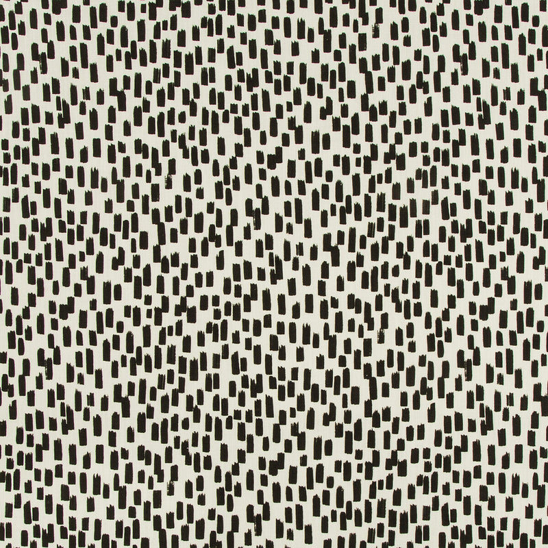 KRAVET BASICS - INKSTROKES- NERO - Fabric by the Yard NERO