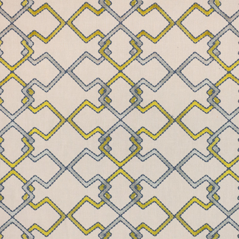 RM Coco - Interlock Trellis - Fabric by the Yard - Samples Available Upon Request