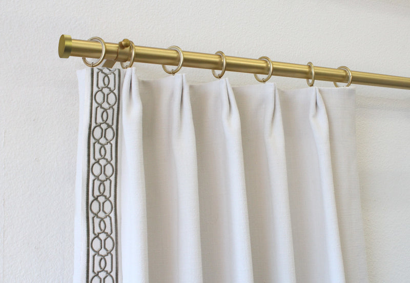 Build Your Own Single Rod Drapery Hardware Set