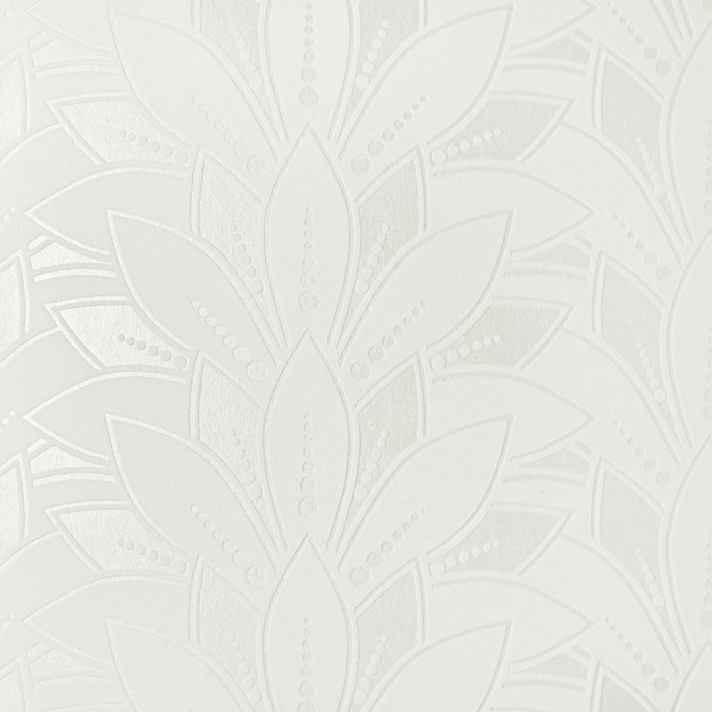 Maxwell - ASTORIA FLOCK (WP) - IVORY - Wallcovering by the 11 Yard Roll