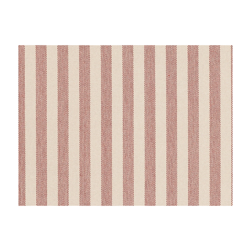 BRUNSCHWIG & FILS - DIRECTIRE STRIPE- PEKIN RED - Fabric by the Yard PEKIN RED
