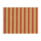 BRUNSCHWIG & FILS - TREVI STRIPE- PEKIN RED - Fabric by the Yard