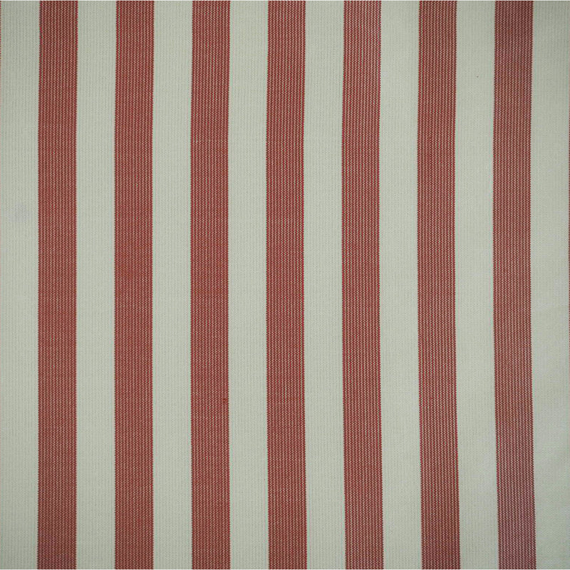 BRUNSCHWIG & FILS - VALENTI STRIPE- PEKIN RED - Fabric by the Yard PEKIN RED