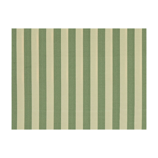 BRUNSCHWIG & FILS - VALENTI STRIPE- EMERALD - Fabric by the Yard EMERALD