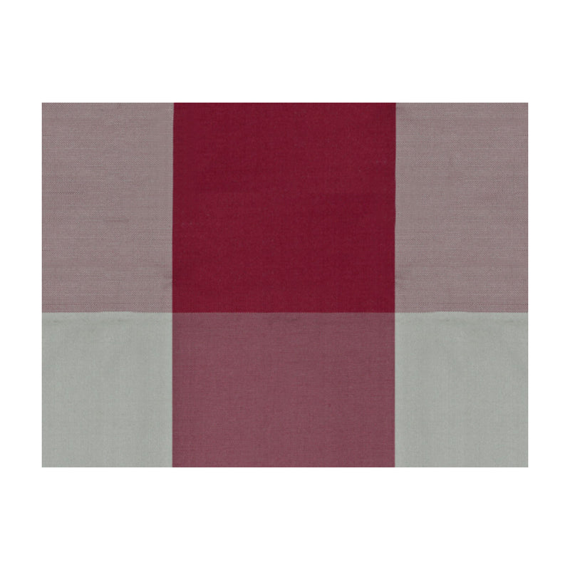BRUNSCHWIG & FILS - ST PETERSBURG PLAID-  ROUGE CHINOIS - Fabric by the Yard ROUGE CHINOIS