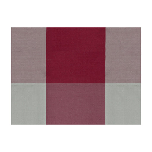 BRUNSCHWIG & FILS - ST PETERSBURG PLAID-  ROUGE CHINOIS - Fabric by the Yard ROUGE CHINOIS