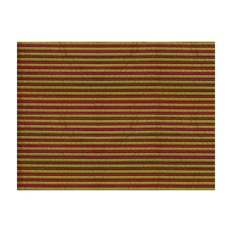 BRUNSCHWIG & FILS - CAMBRIDGE- RED GREEN - Fabric by the Yard RED GREEN