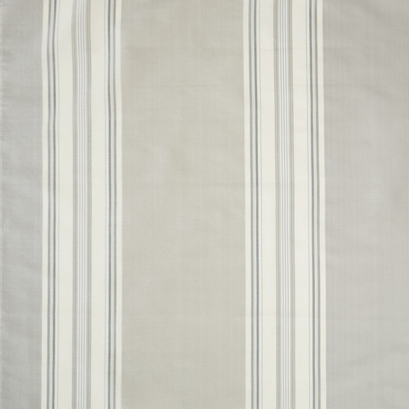 BRUNSCHWIG & FILS - HAMILTON SILK STRIPE- ROMAN STONE - Fabric by the Yard ROMAN STONE