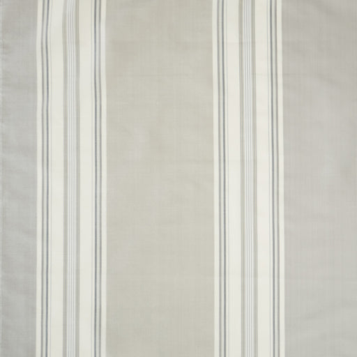 BRUNSCHWIG & FILS - HAMILTON SILK STRIPE- ROMAN STONE - Fabric by the Yard ROMAN STONE