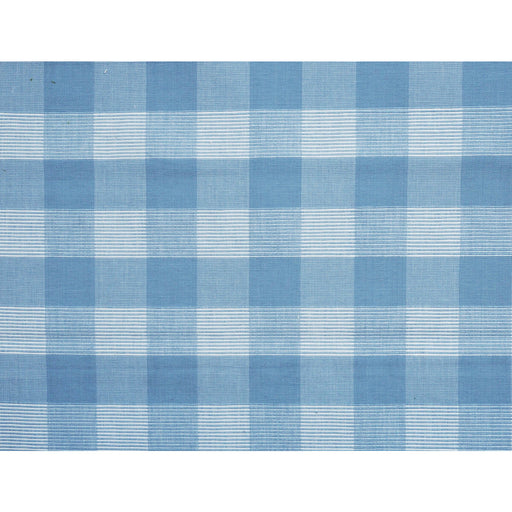 BRUNSCHWIG & FILS - SIAM SQ COTTON- DUSTY BLUE - Fabric by the Yard DUSTY BLUE