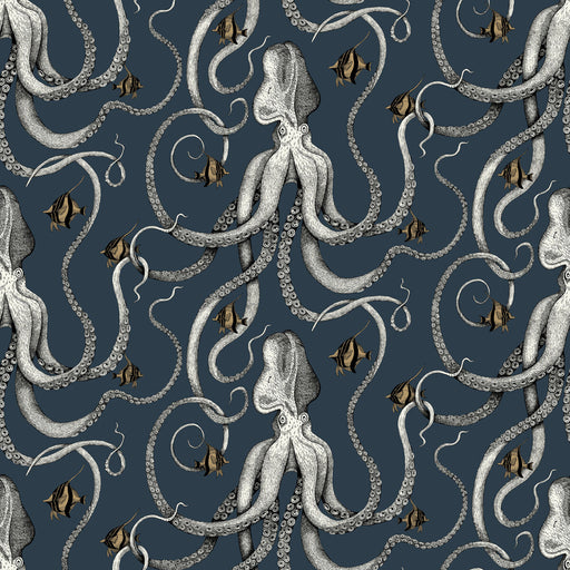 KRAVET COUTURE - OCTOPODA- 01 - Wallcovering by the Roll 01