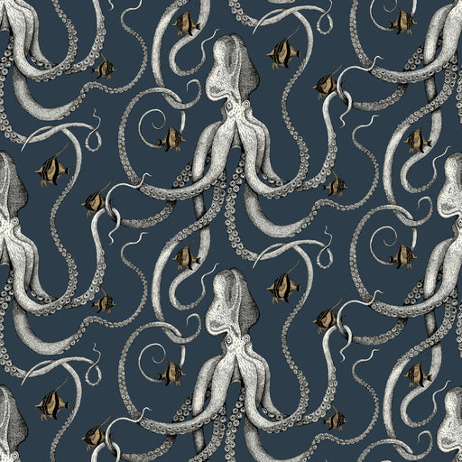 KRAVET COUTURE - JMW1002 - OCTOPODA - Wallpaper By the Roll