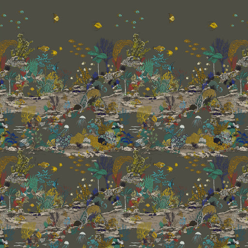 KRAVET COUTURE - UNDERWATER JUNGLE- 02 - Wallcovering by the EACH 02
