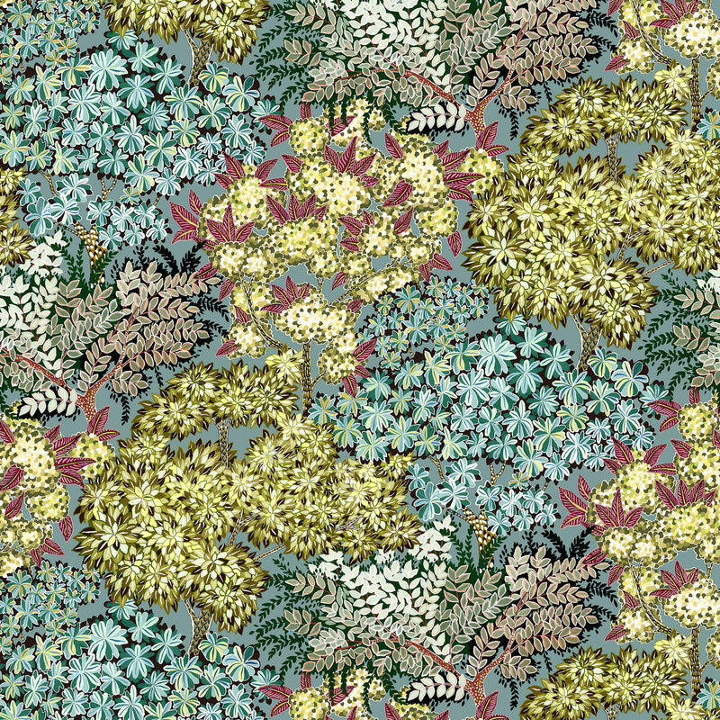 KRAVET COUTURE - BROCCOLI CANOPY- 01 - Wallcovering by the Roll 01
