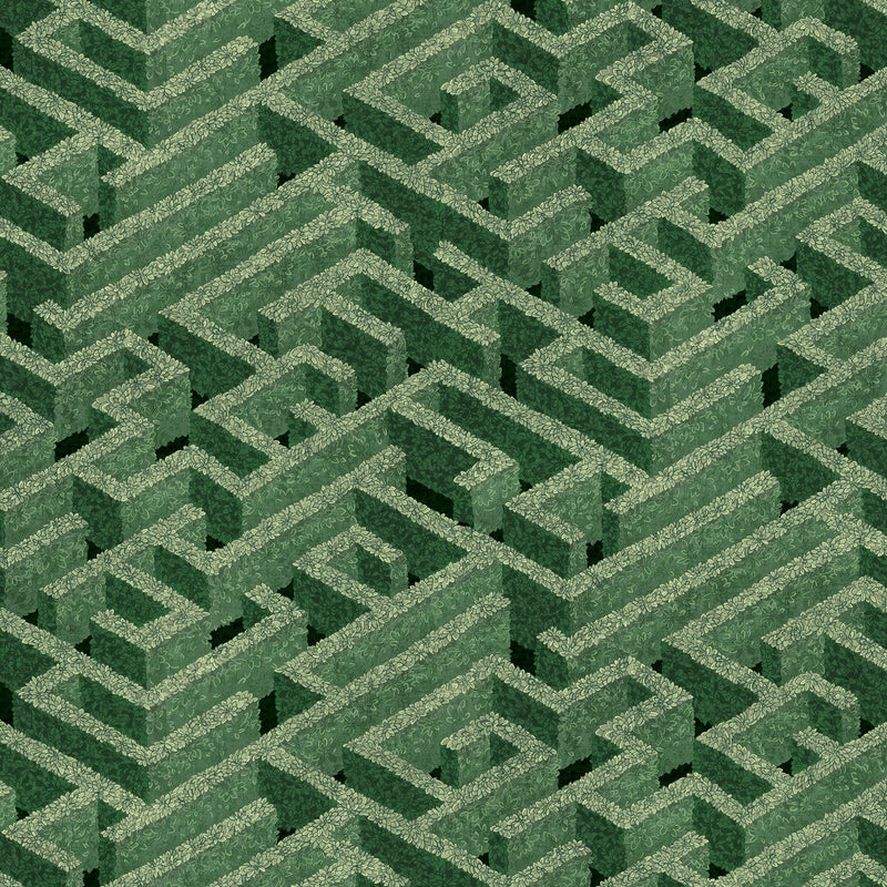 KRAVET COUTURE - LABYRINTH- 11 - Wallcovering by the Roll 11