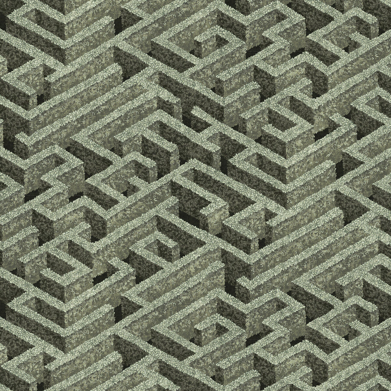 KRAVET COUTURE - LABYRINTH- 21 - Wallcovering by the Roll 21