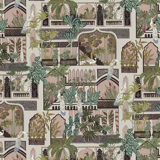 KRAVET COUTURE - PEACOCK ARCHES- 01 - Wallcovering by the Roll 01