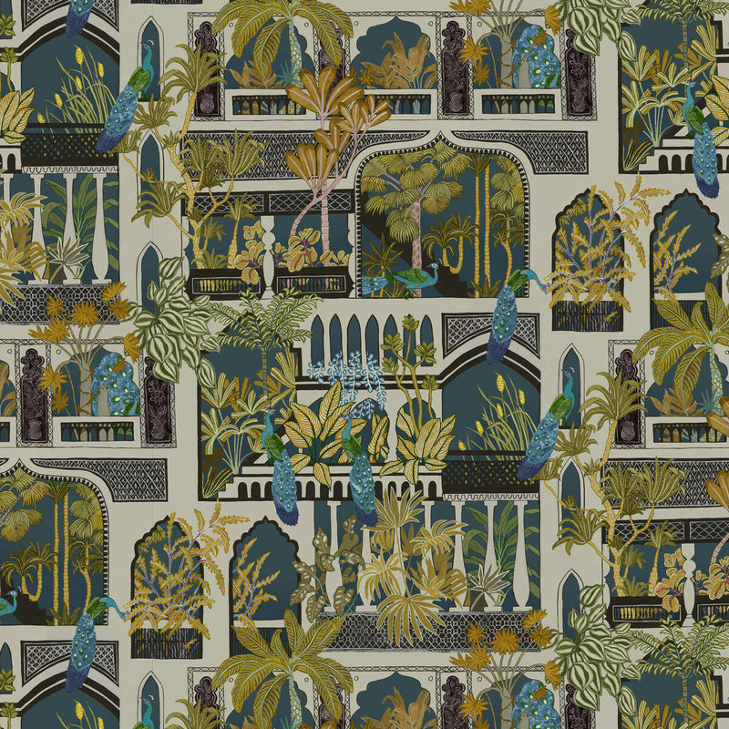 KRAVET COUTURE - PEACOCK ARCHES- 21 - Wallcovering by the Roll 21