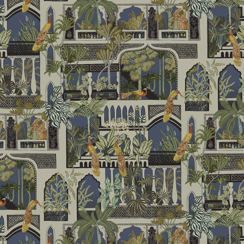 KRAVET COUTURE - PEACOCK ARCHES- 31 - Wallcovering by the Roll 31