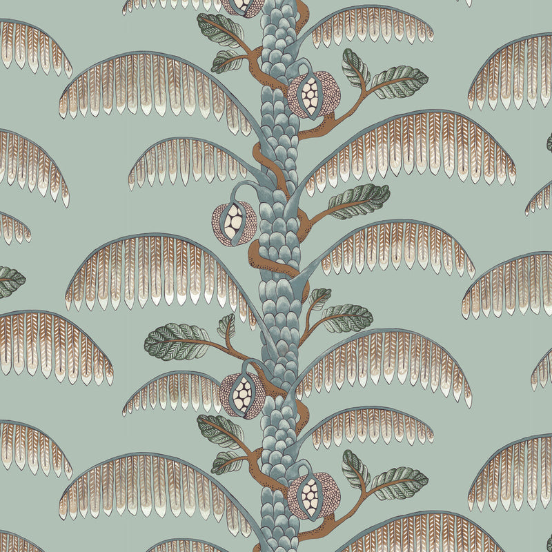 KRAVET COUTURE - PALM STRIPE- 01 - Wallcovering by the Roll 01