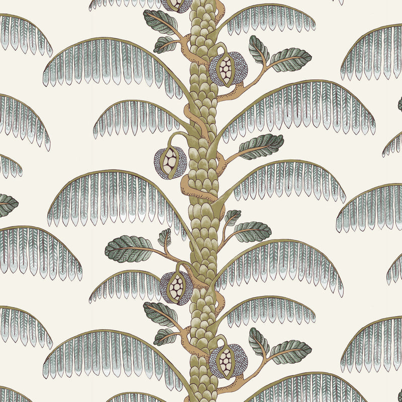 KRAVET COUTURE - PALM STRIPE- 11 - Wallcovering by the Roll 11