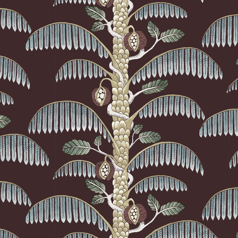 KRAVET COUTURE - PALM STRIPE- 21 - Wallcovering by the Roll 21
