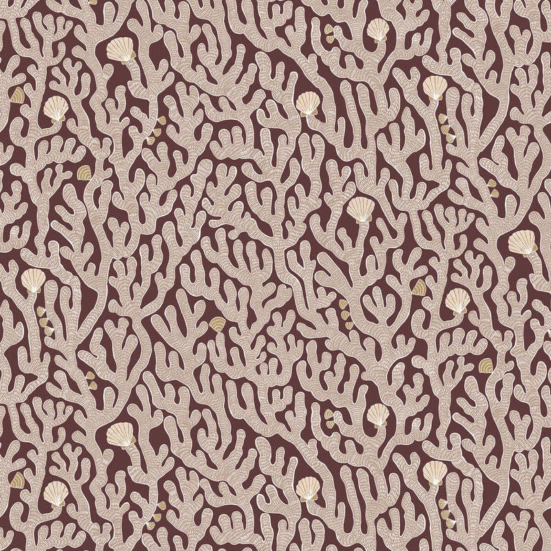 KRAVET COUTURE - CORAL- 21 - Wallcovering by the Roll 21