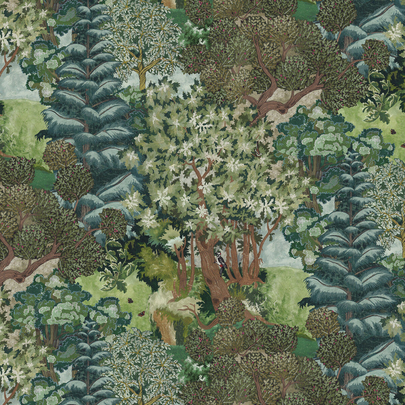KRAVET COUTURE - MISERDEN TREES- 01 - Wallcovering by the Roll 01