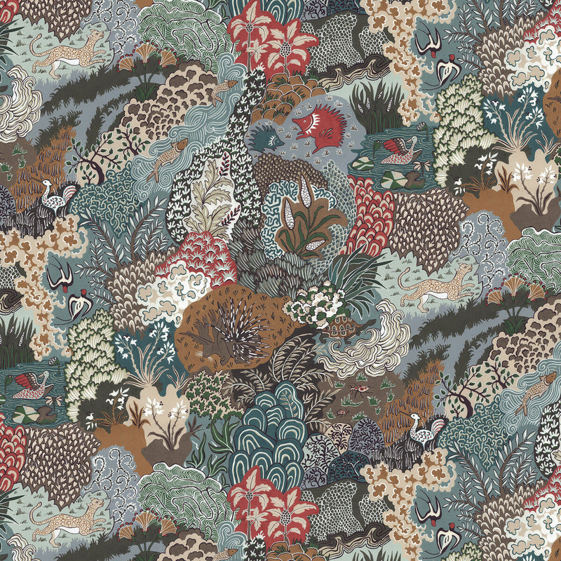 KRAVET COUTURE - WHIMSICAL CLUMPS- 01 - Wallcovering by the Roll 01