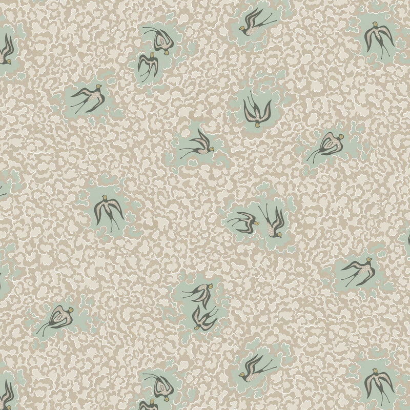 KRAVET COUTURE - BEAS SWALLOWS- 21 - Wallcovering by the Roll 21